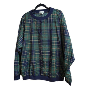 Izod The Packable‎ Windshirt Jacket Green Golf Pullover Windbreaker
